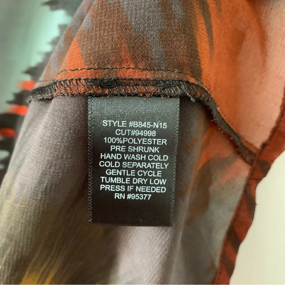 Sanctuary  High Low V-Neck Sequin Neckline Sleeveless Tank Top Blouse Multicolor - Image 7