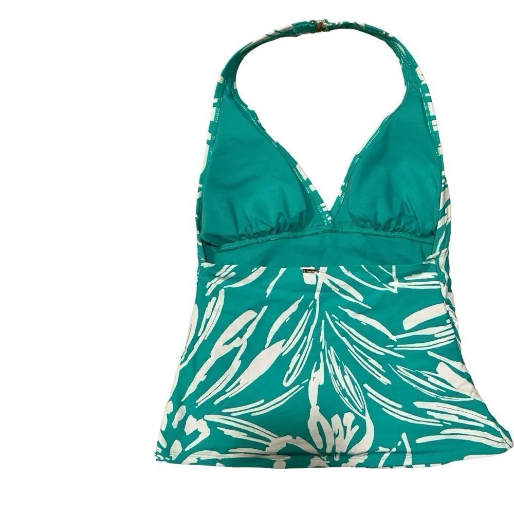 Anne Cole Floral Halter Tankini  Size Medium - Image 10