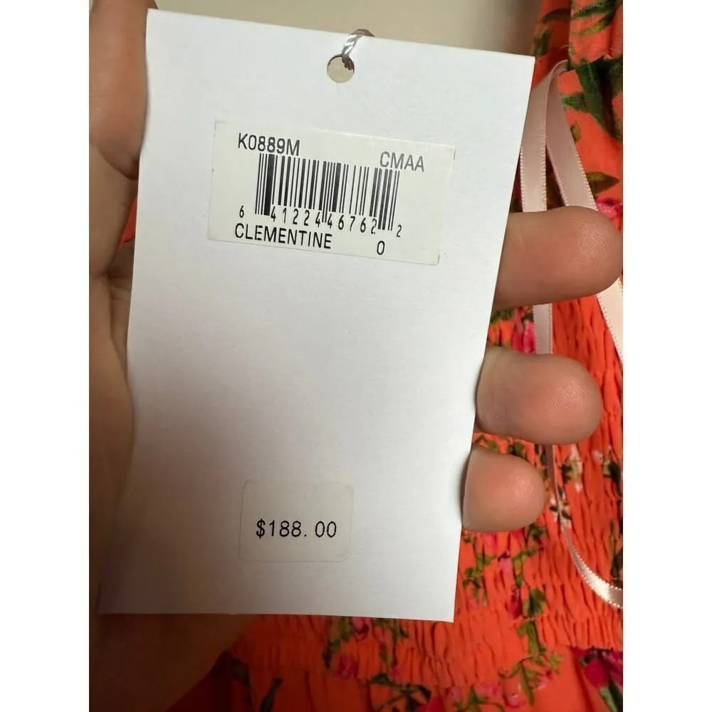 NWT Gal Meets Glam Melody Dress in Clementine Sz. 0 - Image 5