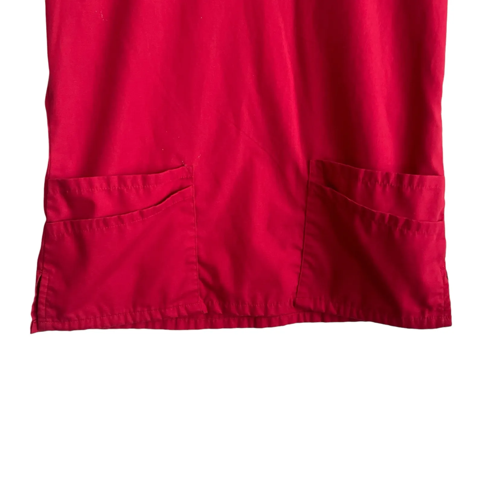 Butter Soft Women‎ Scrub Top S Red Medical Uniform Nurse Workwear Dental Casual - Image 5