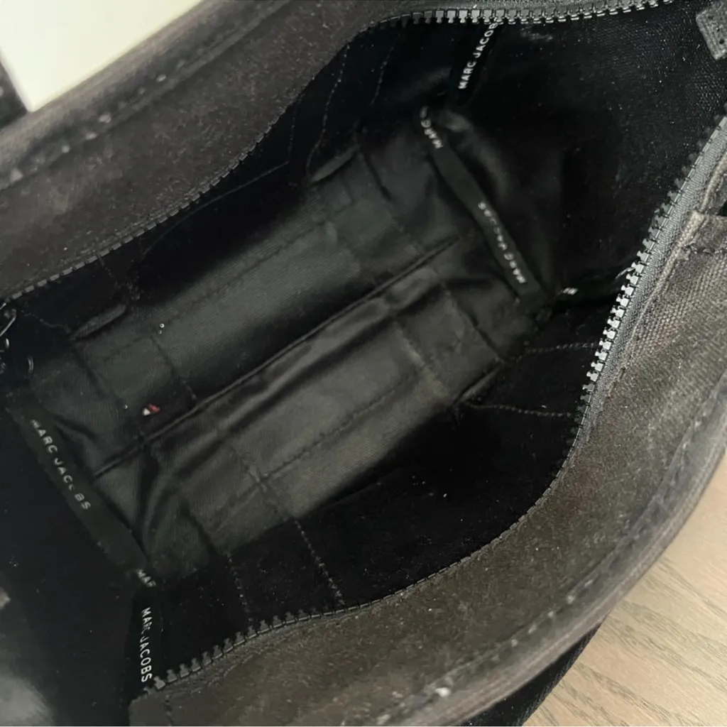 Marc Jacobs Small The Tote Bag in Charcoal Gray / Black - Image 6