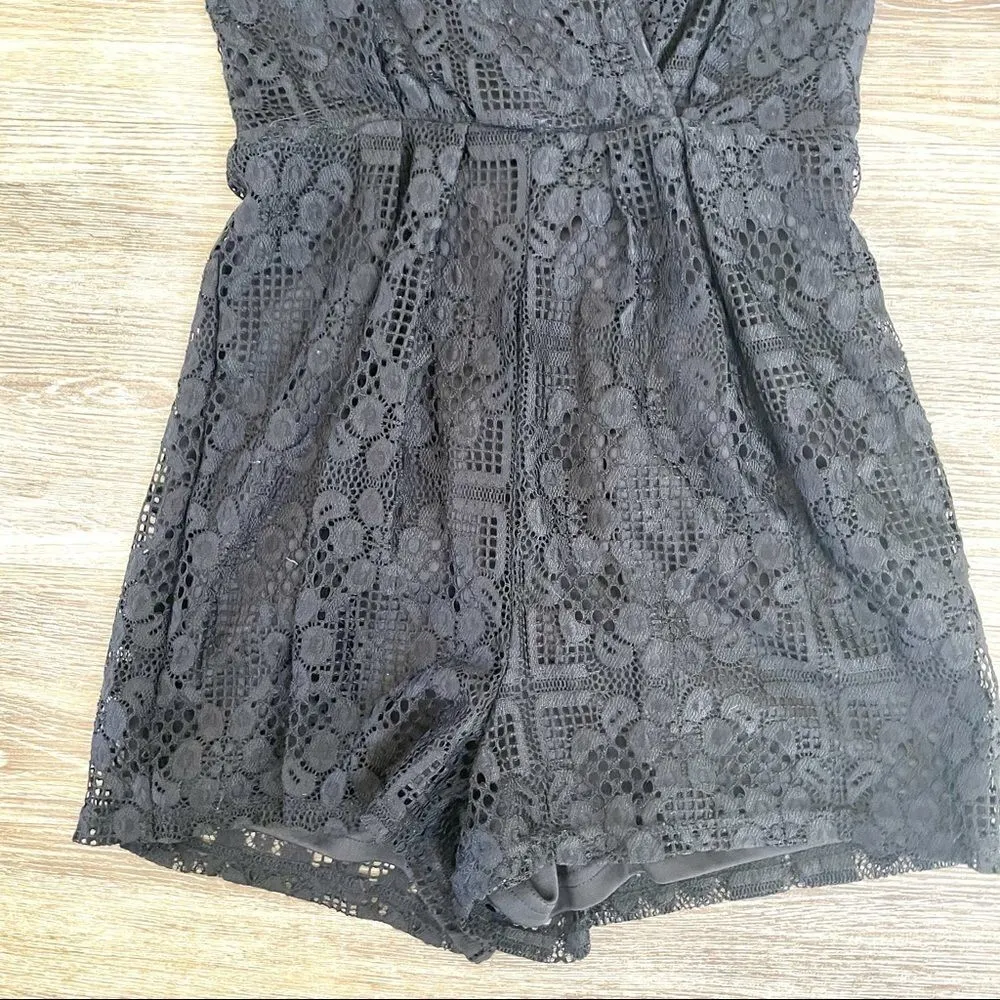 Dina Be black lace romper - Image 6