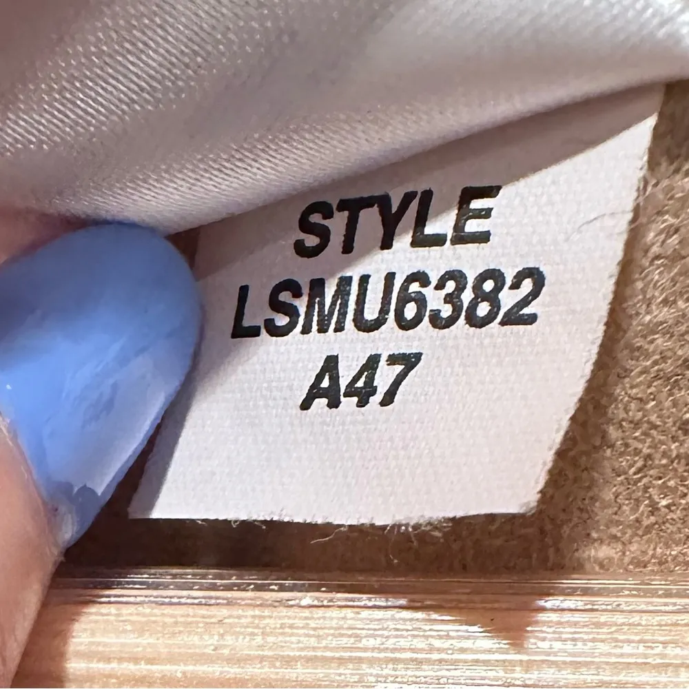 Liz Claiborne Sport Faux Suede Button Down Shirt Size Medium - Image 7