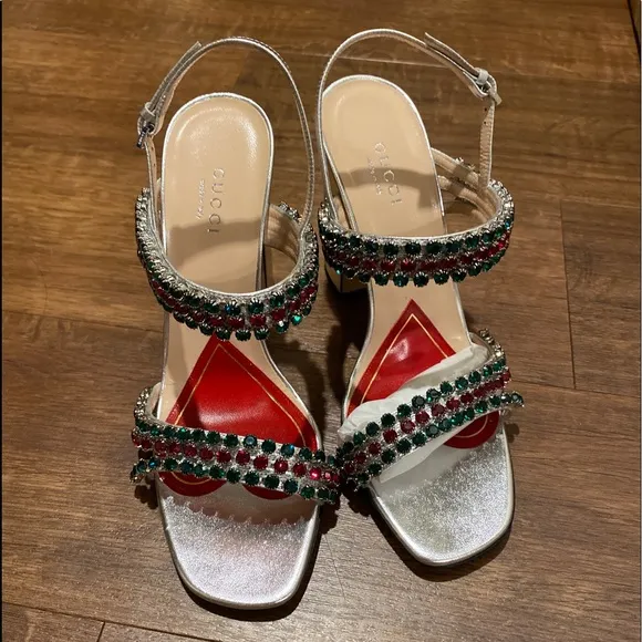 Gucci  crystal high heel size 37.5 - Image 2