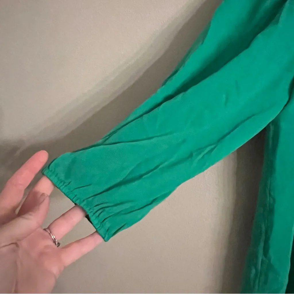 DVF Davi Pleated‎ Silk Blouse - Image 7