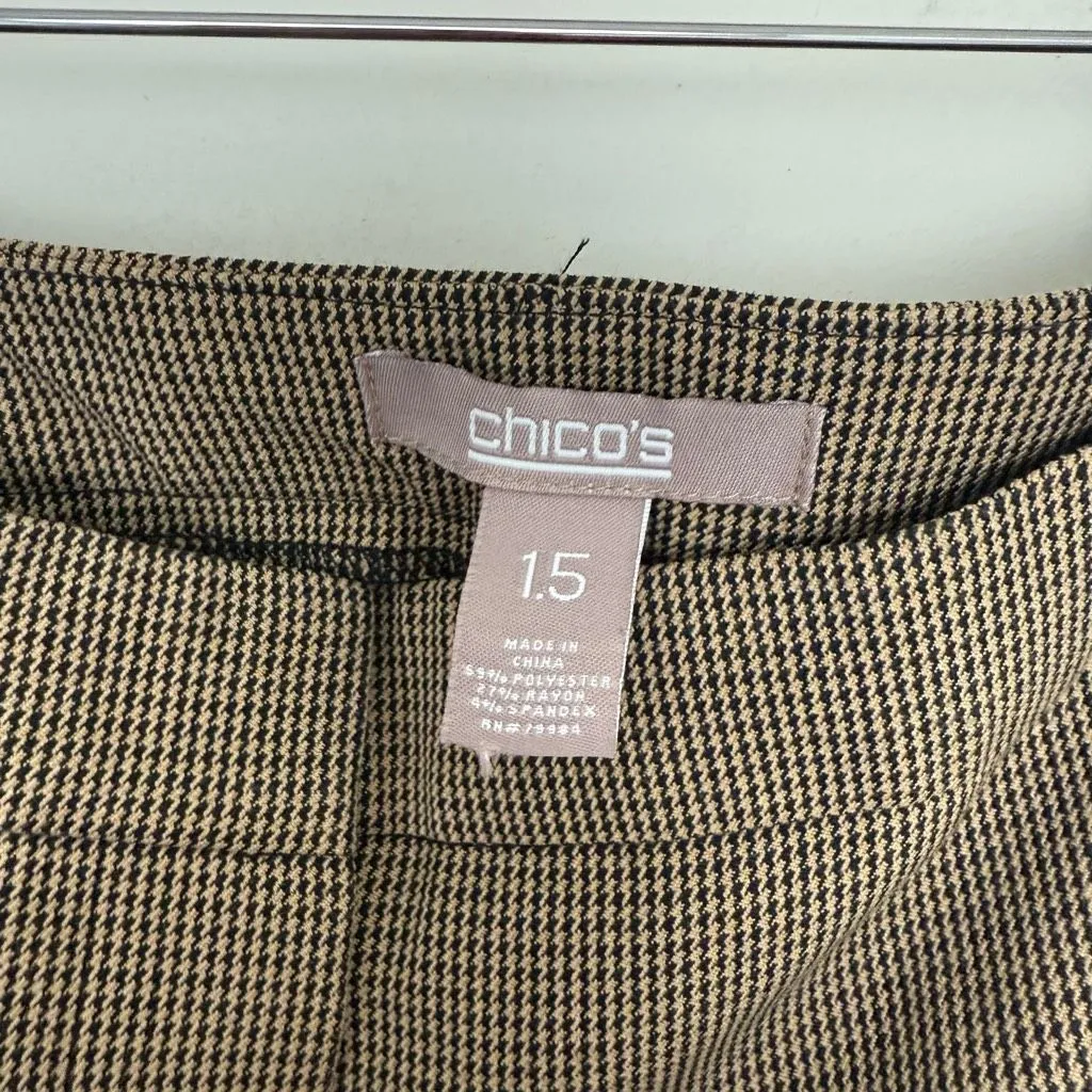 Chico’s Women’s 1.5 Tan Brown Chino Dress pants Office Core Career - Image 2