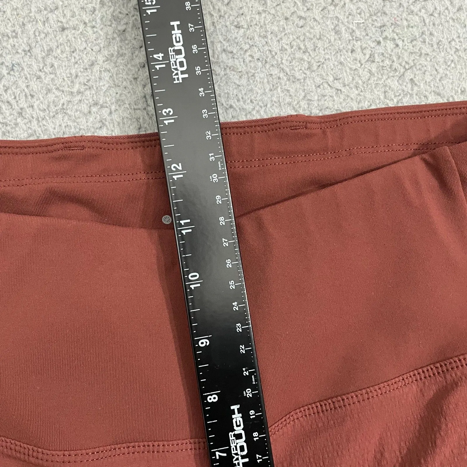 Athleta Trekkie Hybrid Crop Tight Women 8 Cognac Stretch Cargo Leggings - Image 8