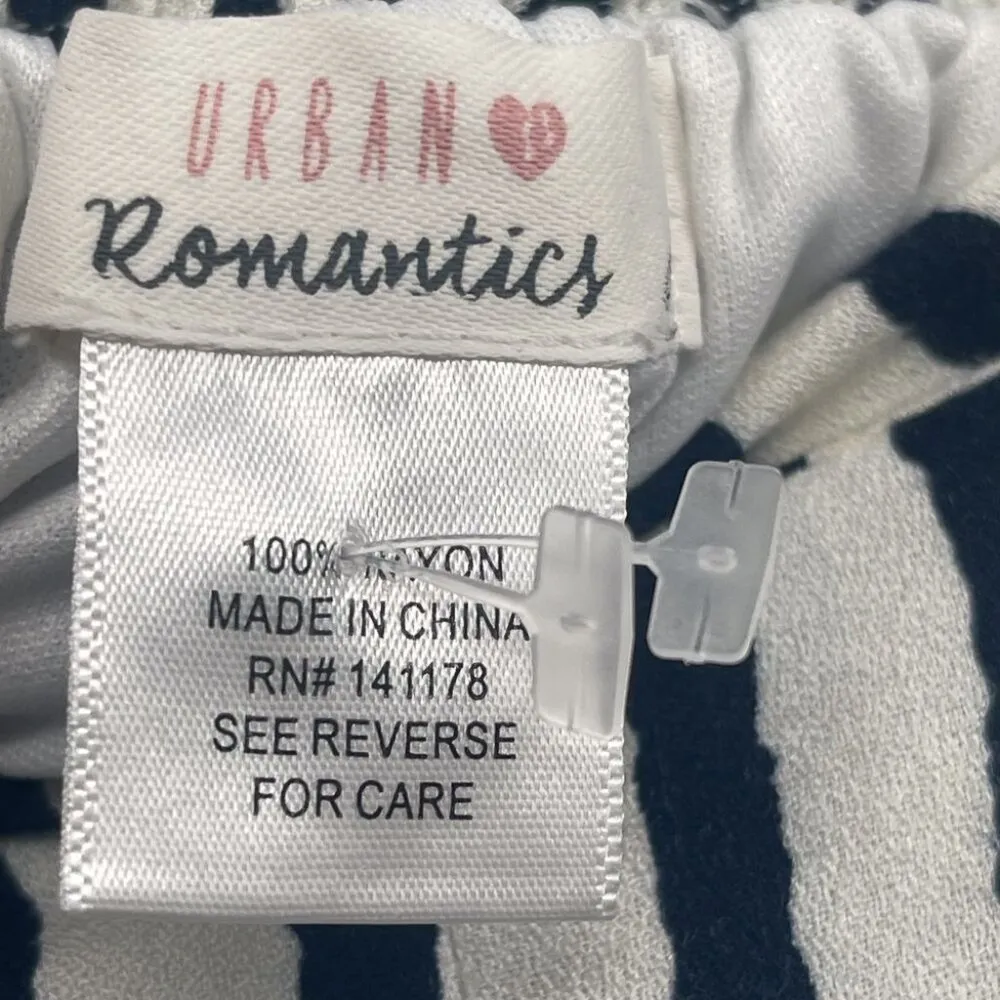 Urban Outfitters Urban Romantics Wide Leg Striped High Waisted Pants Small - Image 9