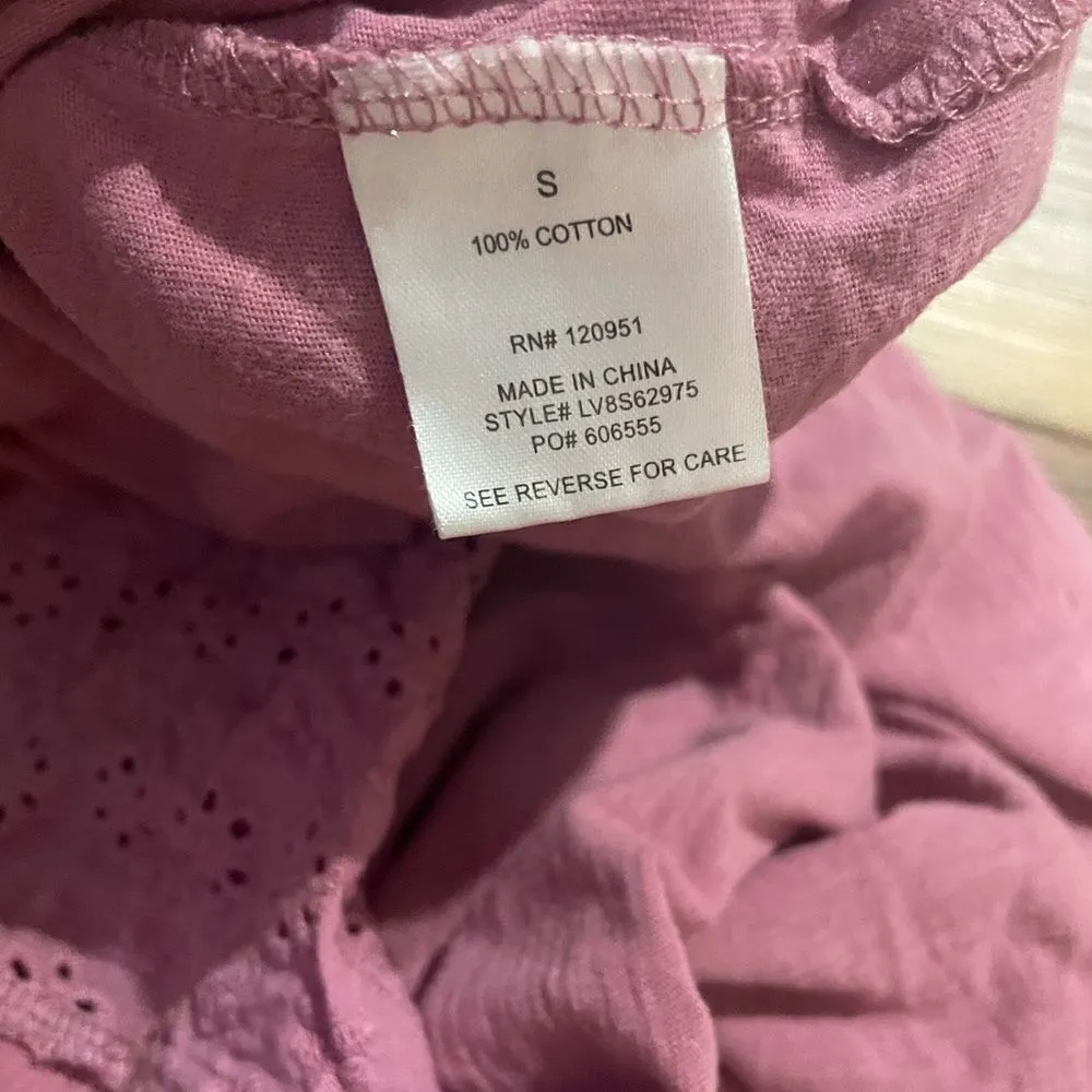 Olive & Oak pink shirt sz small dainty feminine - Image 8