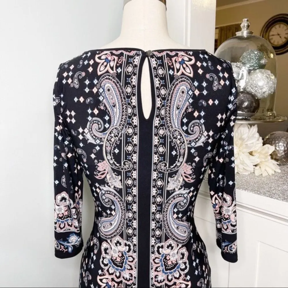 White House Black Market Floral Printed Shift Dress XXS - Image 7