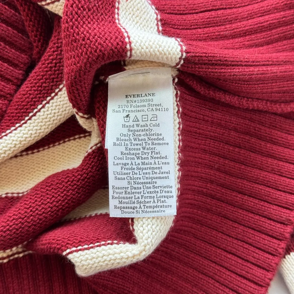 NWT Everlane The Boxy Sweater in Everyday Cotton Small - Image 10