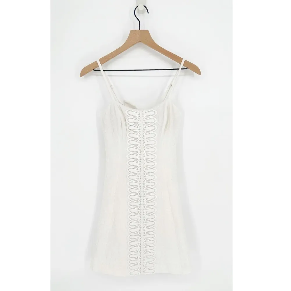 Lilly Pulitzer Perry Pineapple Pucker Jacquard Fit and Flare Dress White Size 0 - Image 4