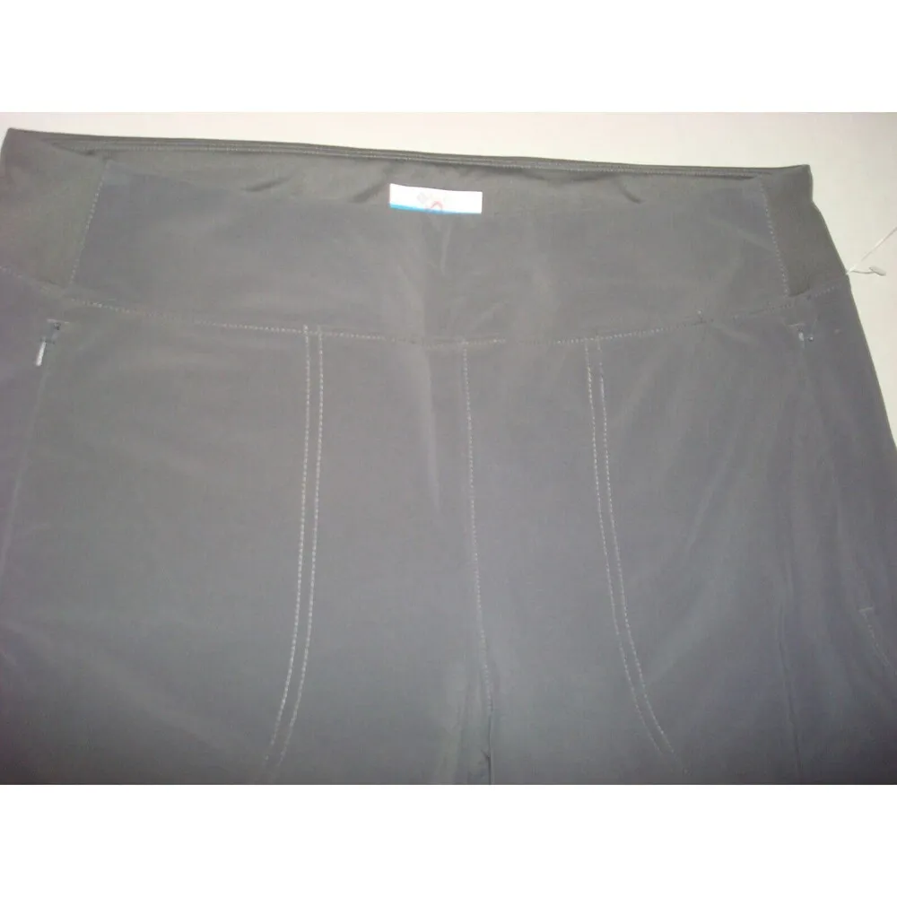 Womens M New NWT Columbia City Gray Hike Shorts Pockets Long UPF 50 Trail Place - Image 5