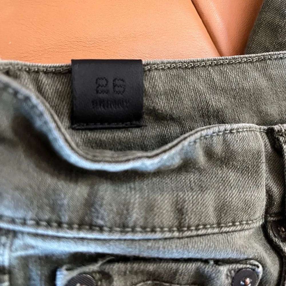 Vince Olive Green Tencel Blend Stretch Mid Rise Skinny Jeans Size 26 - Image 6