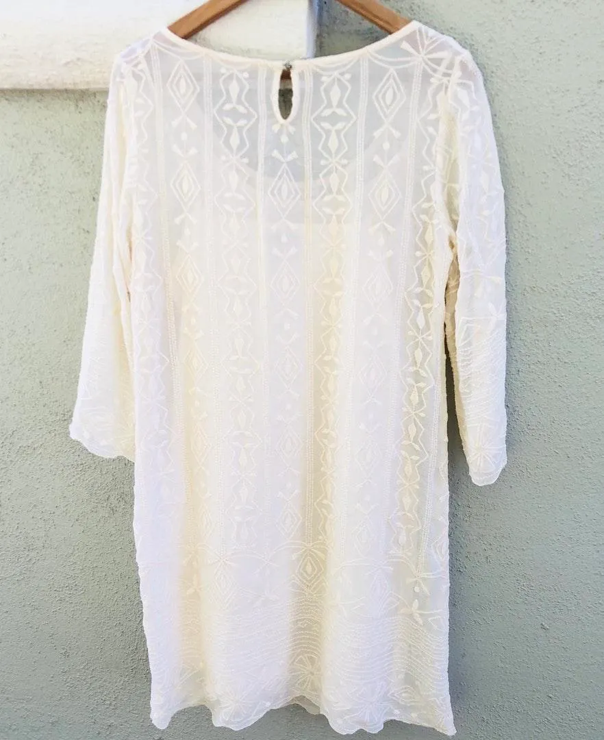 Lucky Brand Boho Embroidered Dress - Image 2