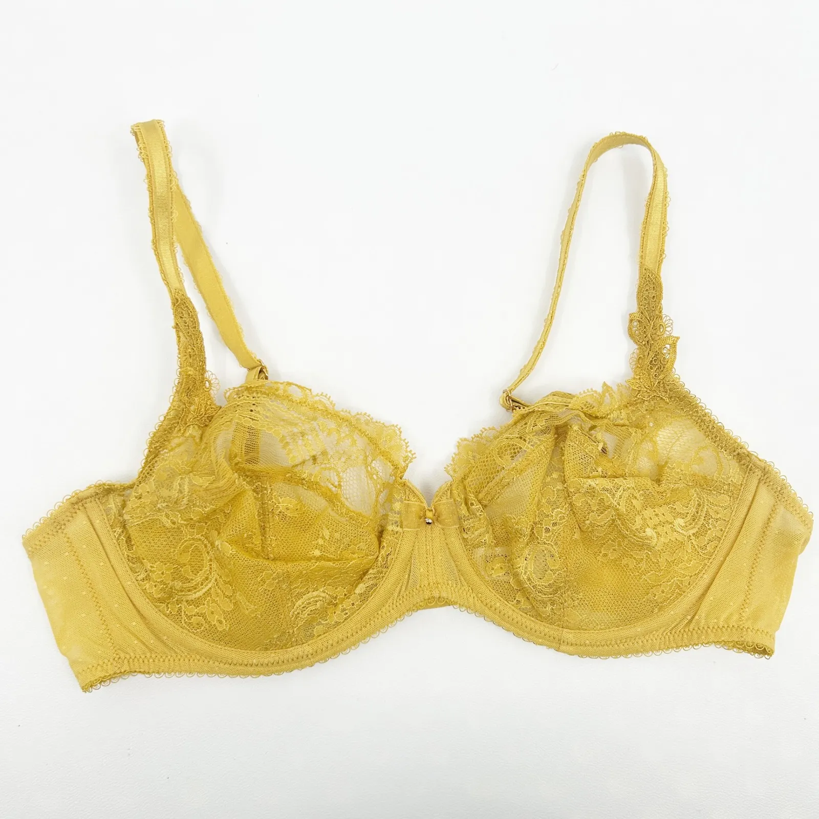 Wacoal Womens Bundle Lot (5) Dainty Sheer Lace Underiwre Bras Size 38C - Image 6