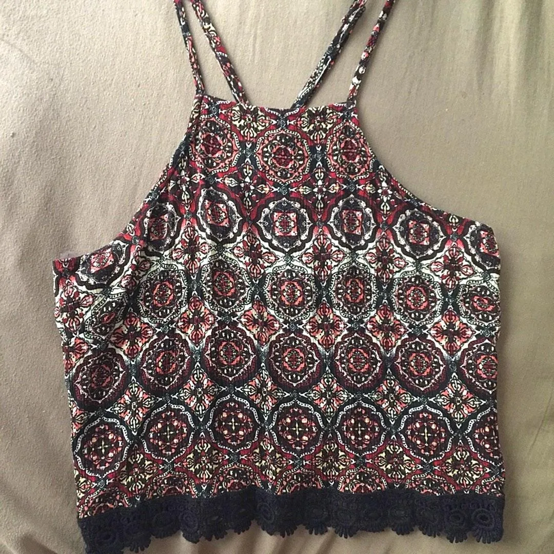 Twist Back Lace Knit Crop Top - Image 9