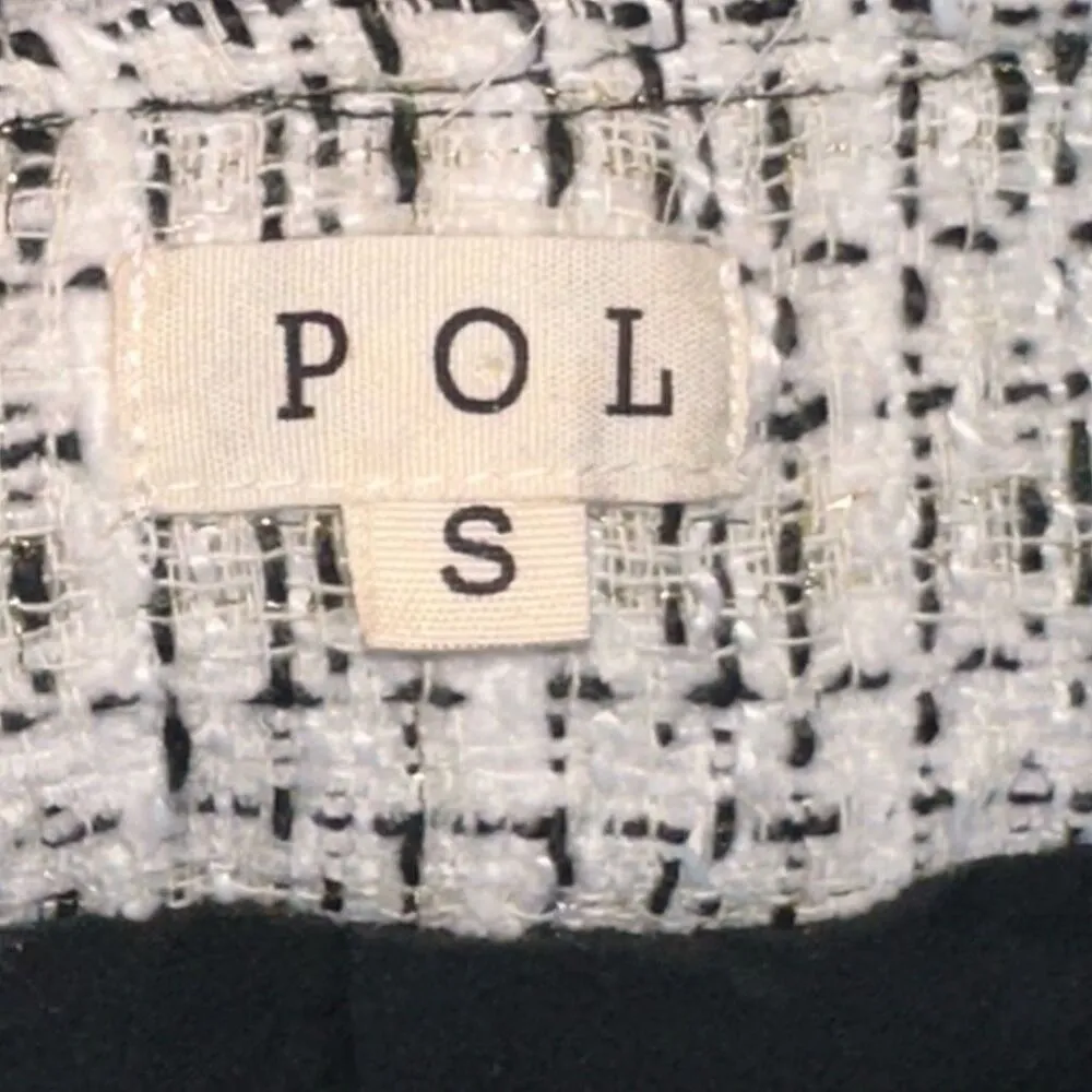 POL CLOTHING Luxe Tweed Sweater Cardigan Blazer - Image 3