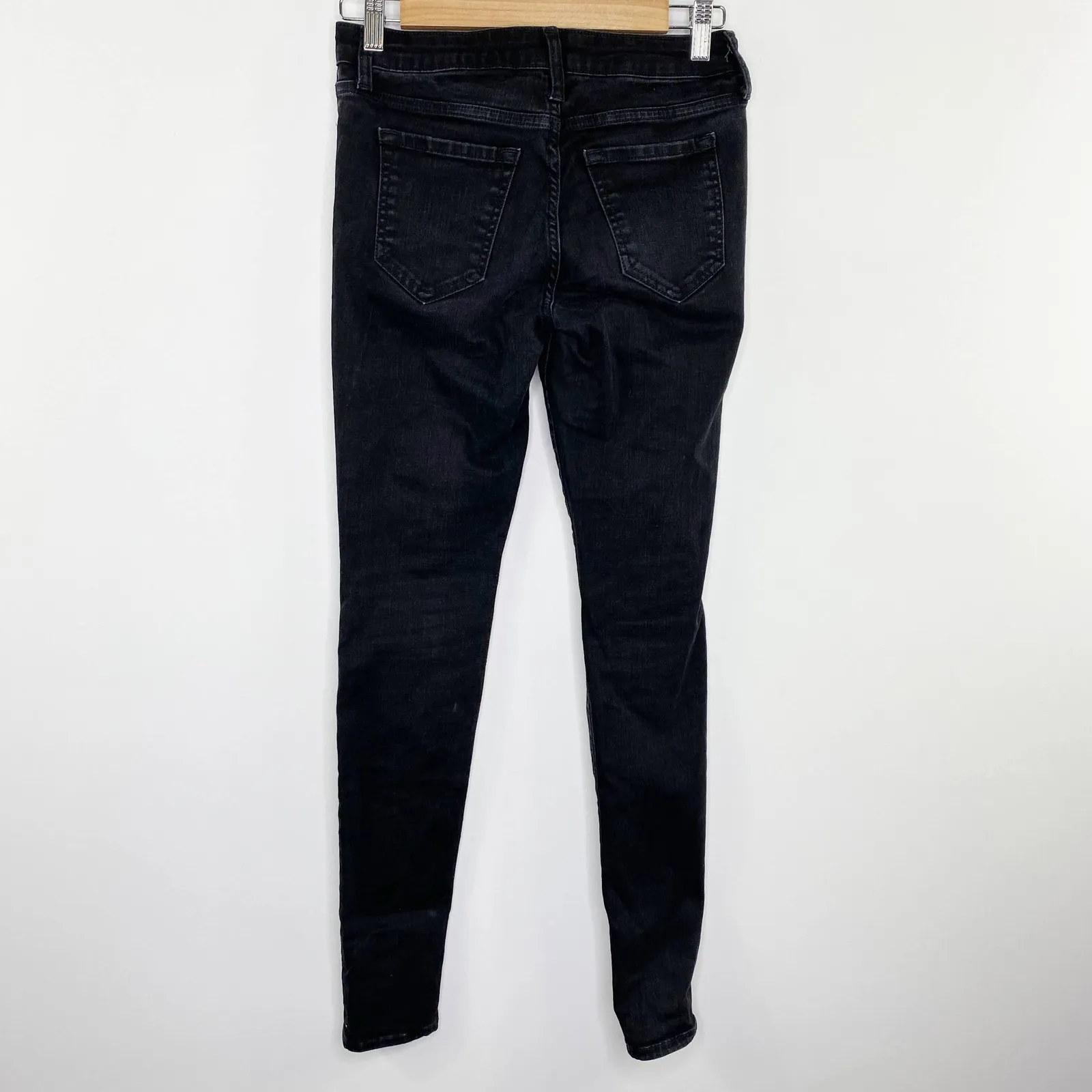 Gap Factory Black High Stretch Skinny Jean Jeggings Womens Size 2/26 Regular 26R - Image 6