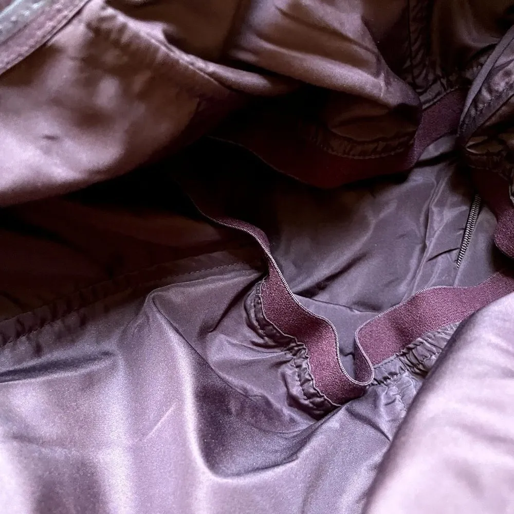 Cupcakes and Cashmere purple lace off the shoulder mauve burgundy knee length - Image 9