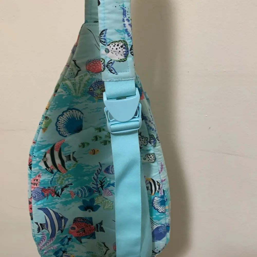 Vera Bradley Lighten Up Essential Backpack Antilles Treasure☀️🌸🐠🪸 fish sea - Image 5