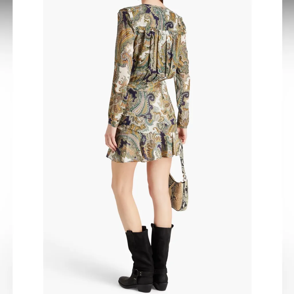 Veronica Beard  Manda Paisley Silk Mini Dress
NWOT Size 6 - Image 3