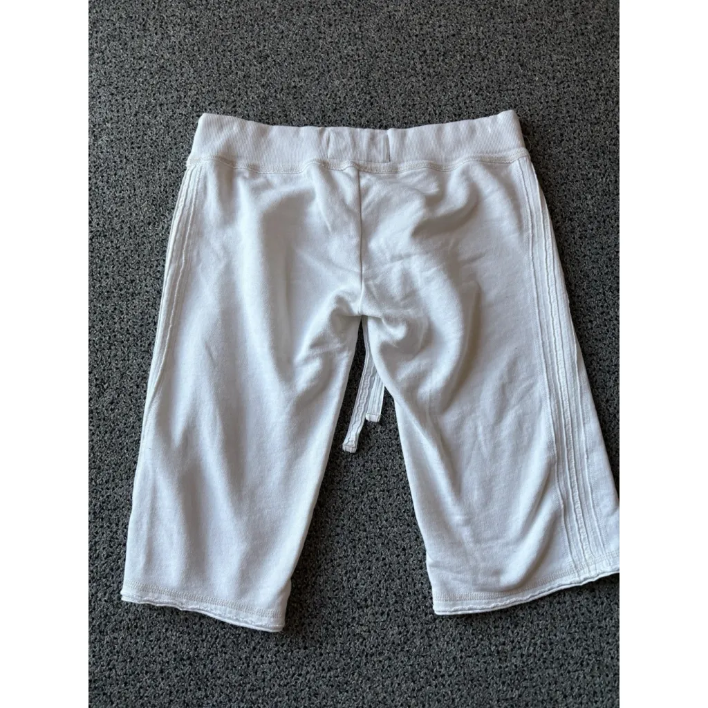 Abercrombie & Fitch Sweat Shorts Small White Y2K 2000s Beach Preppy Bermuda - Image 4