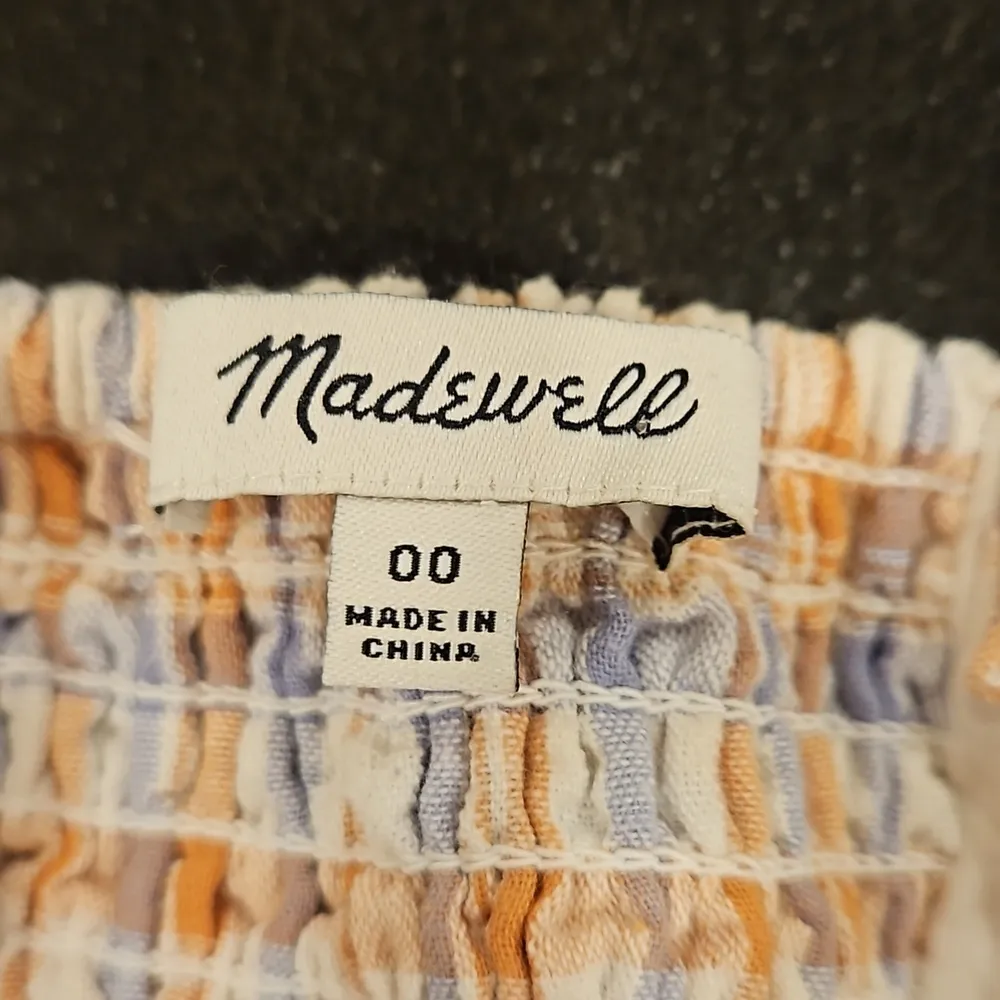 💕MADEWELL💕 Gingham Sweetheart Ruffle-Tiered Midi Dress 00 - Image 11