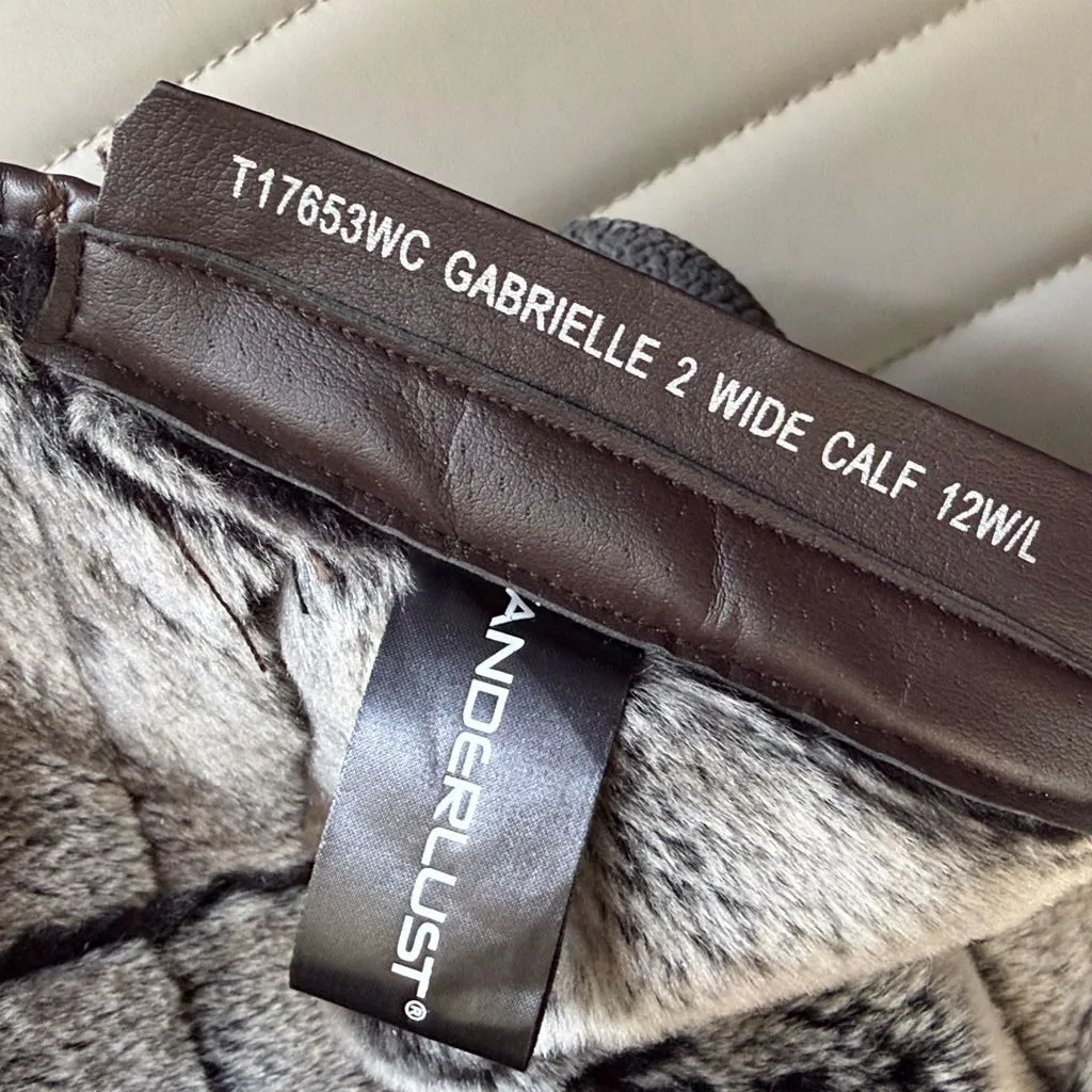 Wanderlust Gabrielle 2 Wide Calf women's boot in dark brown Knee - Image 6