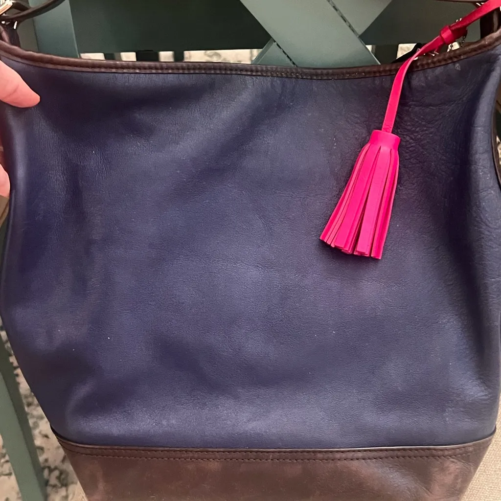 Coach Legacy colorblock pink and navy - Image 6