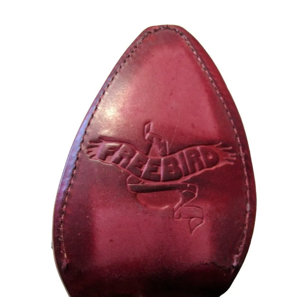 NEW Freebird by Steven Malena Joplin in Red Leather Ankle Buckle Heel Boot 10 - Image 7