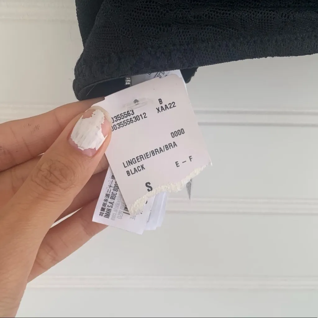 Forever 21 Lingerie Black Lace Bralette Size S NEW - Image 7