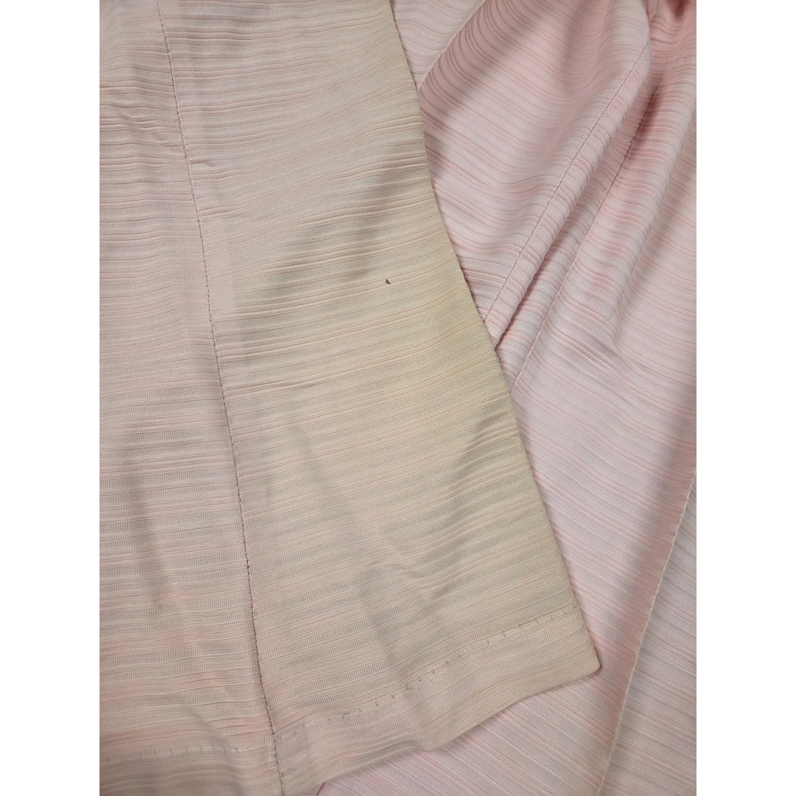 Montgomery Ward Light Pink Pants Suit Set 1970s Carol Brady Style Size Small - Image 5
