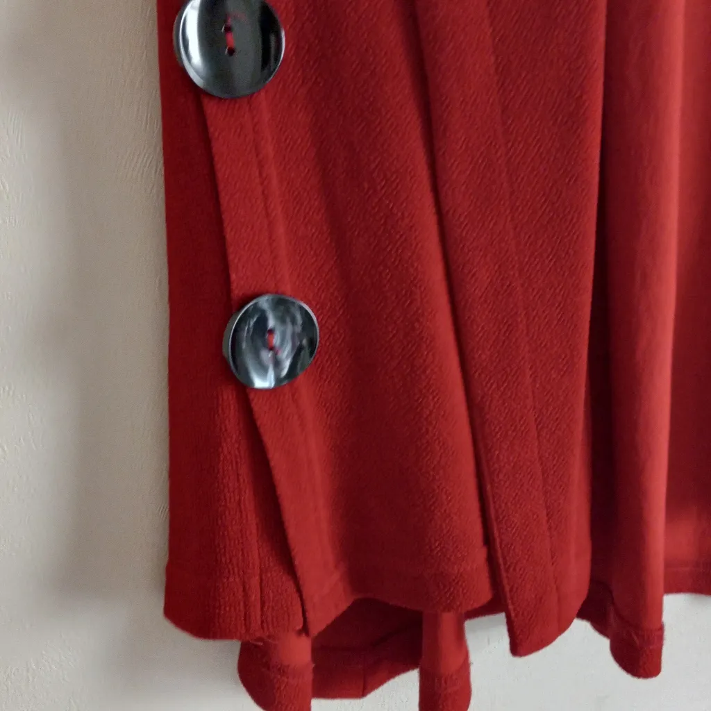 Soft Surroundings LP Red Mesa Button Open Vest Style 26312 Petite - Image 14