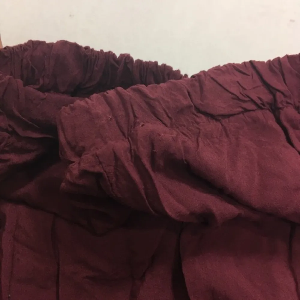 Brandy Melville Burgundy Skirt - Image 6