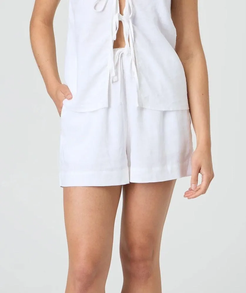 white linen shorts - Image 2