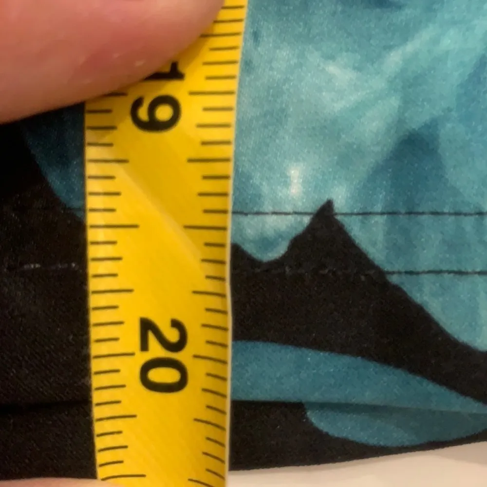 INC BLACK & BLUE FLOWER SKIRT - Image 10