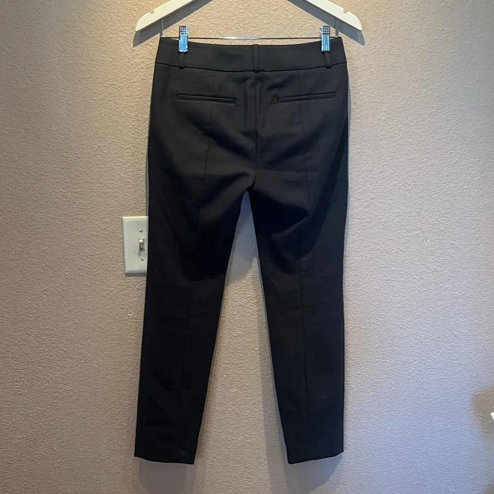 Ann Taylor Loft Marissa Skinny Pants Slacks Size 0P Petite Slate Gray - Image 5