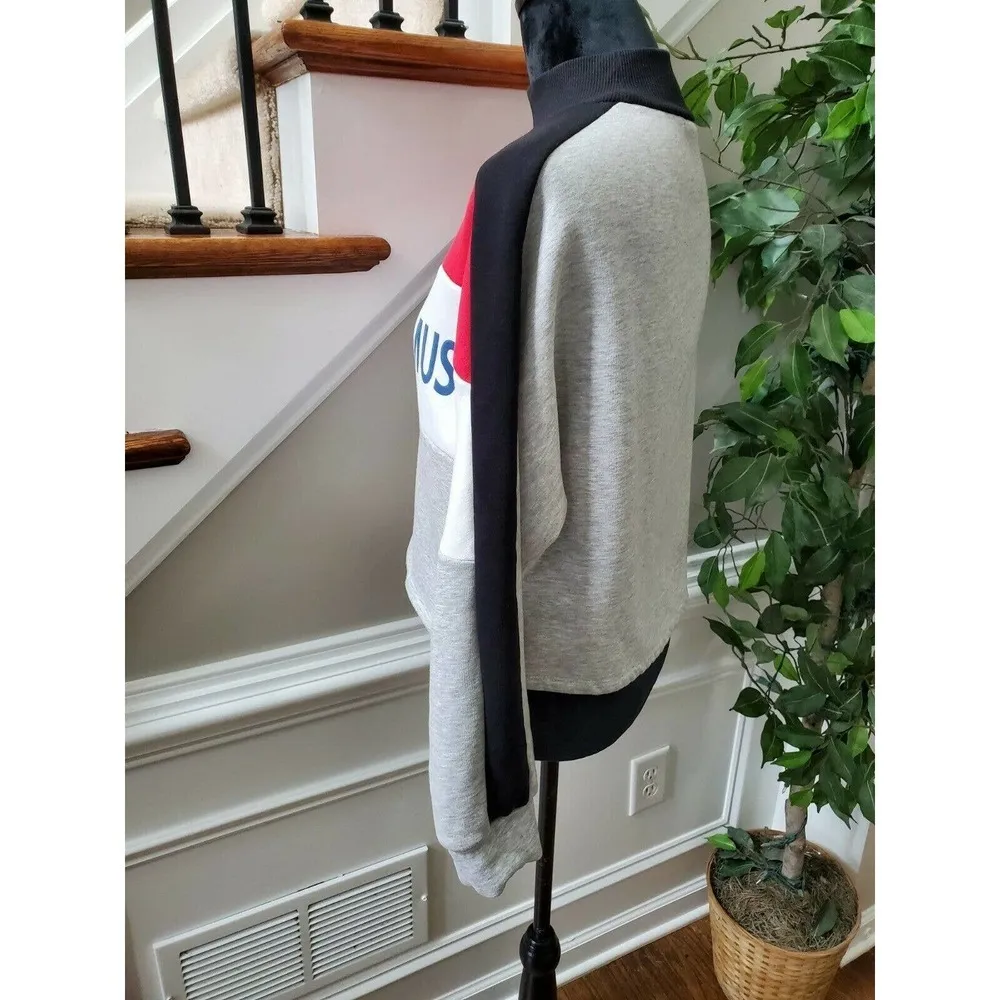 Zara Trafaluc Women's Multicolor Polyester Mock Neck Long Sleeve Top Size Small - Image 5