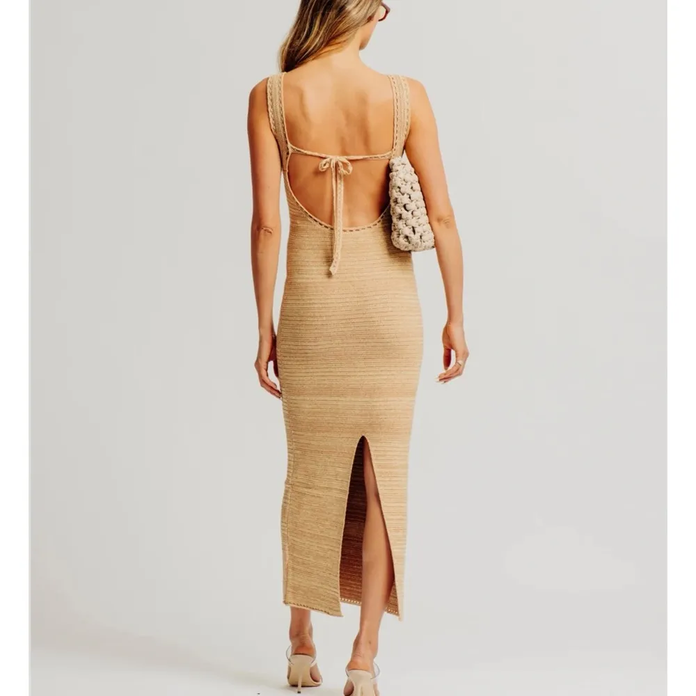 Torn by Ronny Kobo collection midi dress in lark/white - Image 11