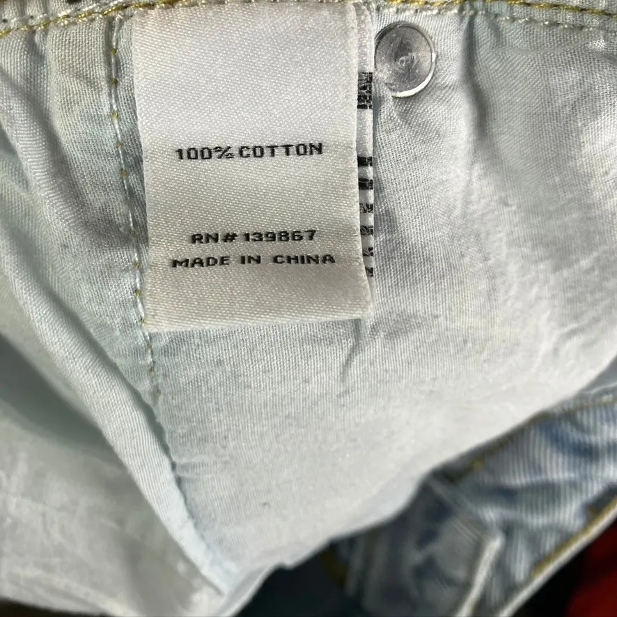 Princess Polly‎ XX Light Wash High Rise Mom Jeans Women's Size 6 Denim Pants - Image 11