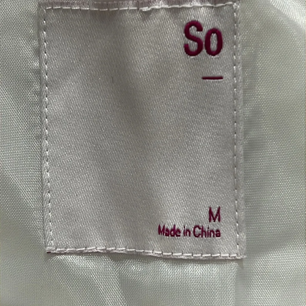 SO , Puffer Vest, Coconut White, Size Medium - NWT - Image 3