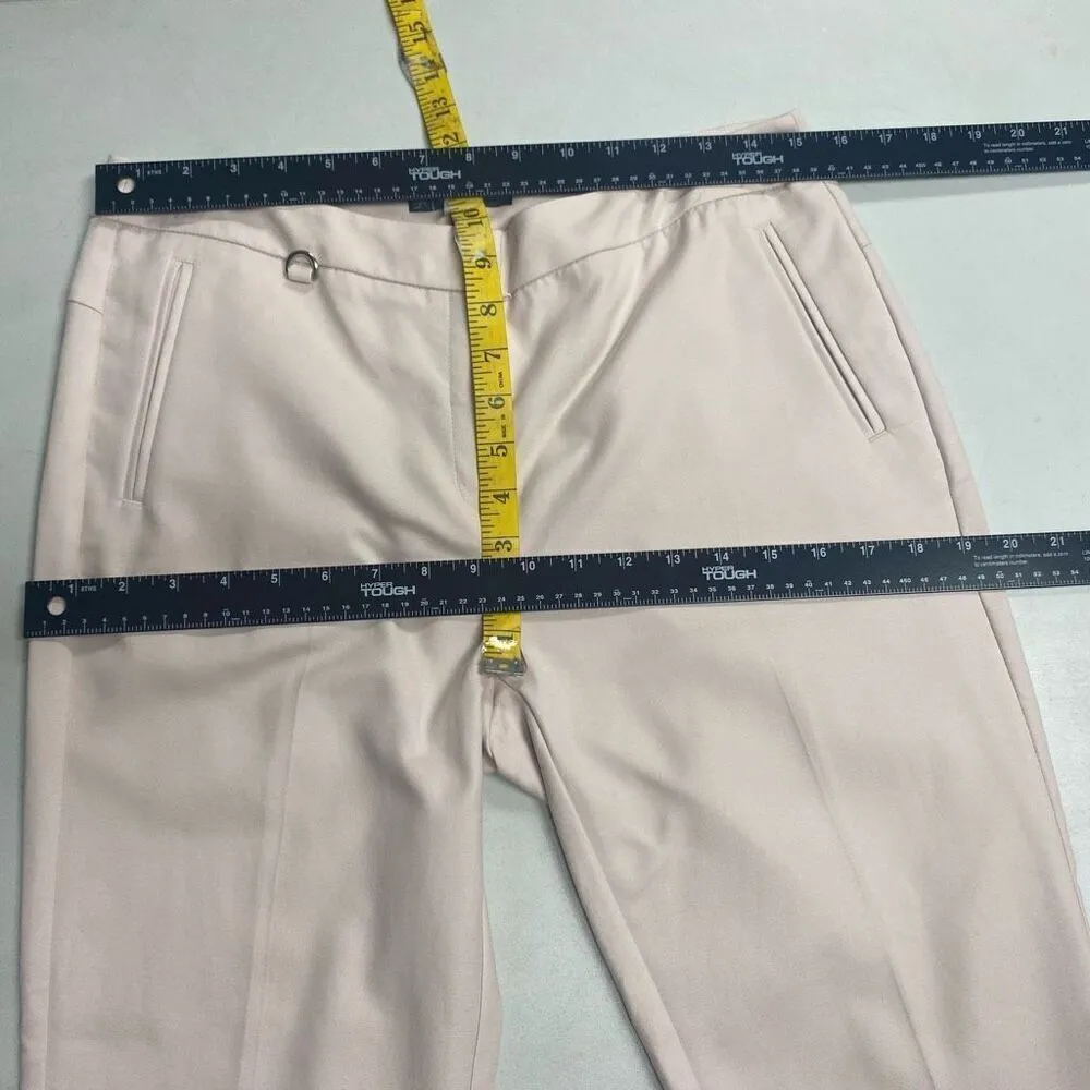 ADRIANNA PAPELL  Women’s Capris Size 8 Inseam 23”‎ Pink Cream SEE DESCRIPTION - Image 9