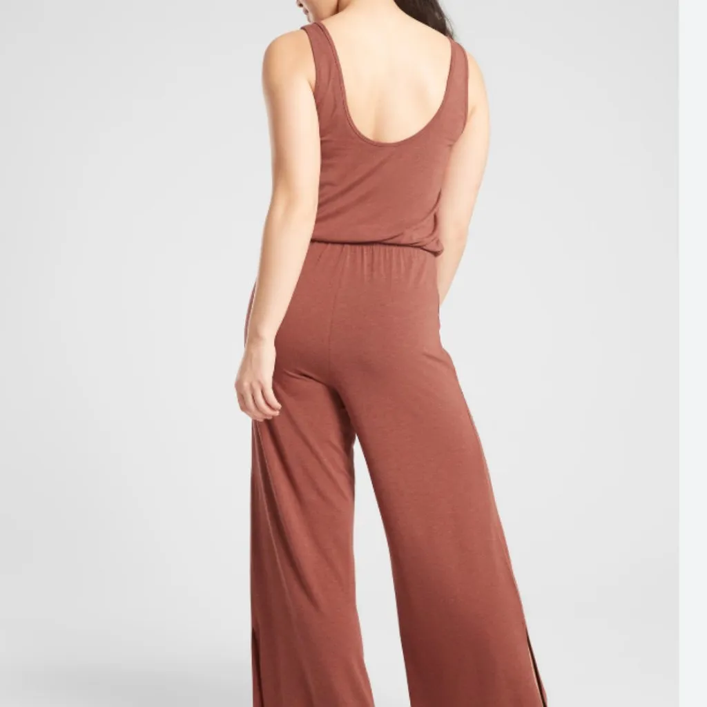 NWOT Athleta PASSENGER JUMPSUIT Wide Leg - Image 3