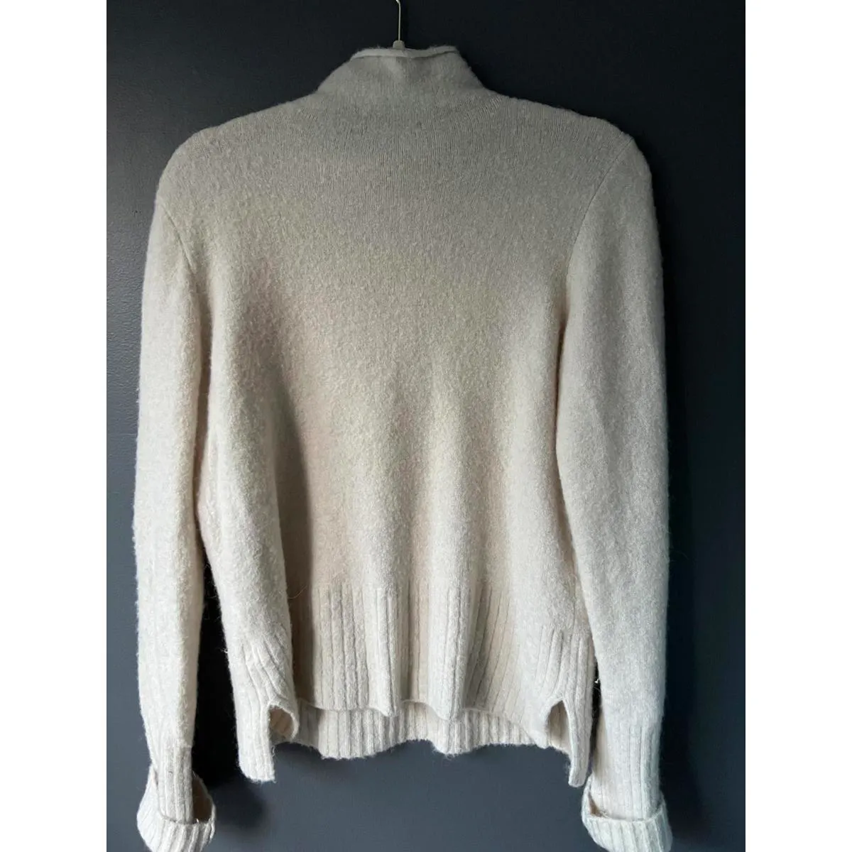 Madewell Cream Textured Knit Sweater - Image 3
