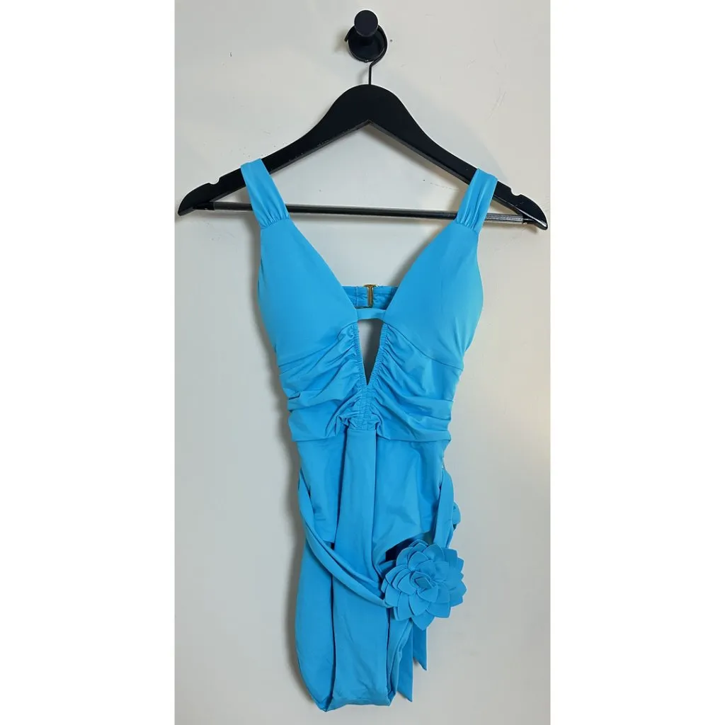 BECCA by Rebecca Virtue Magnolia One Piece Swimsuit in Pool Size Small - Image 4