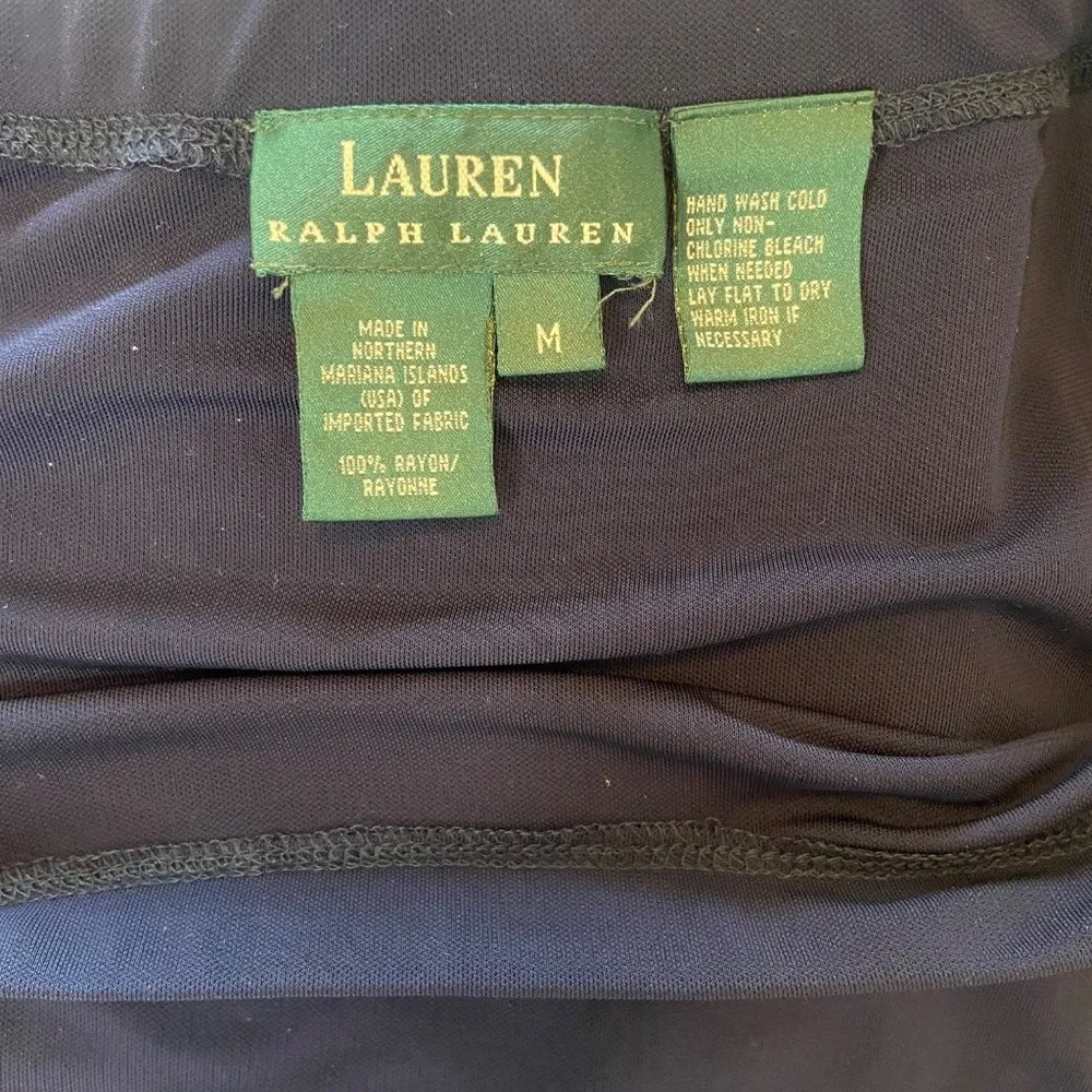 Lauren Ralph Lauren Navy Blue Skirt and Tank Top 2 Piece Set Co-Ord Medium - Image 12