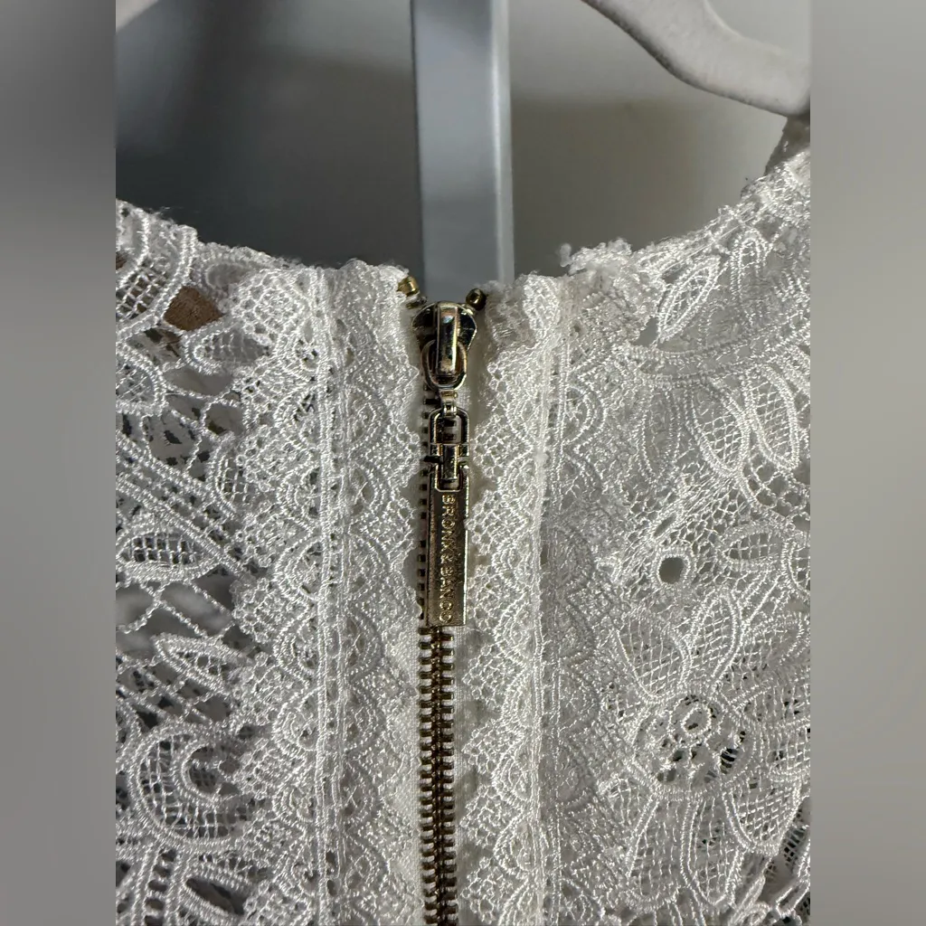 BRONX & BANCO Madeleine Lace Dress - White - Image 8