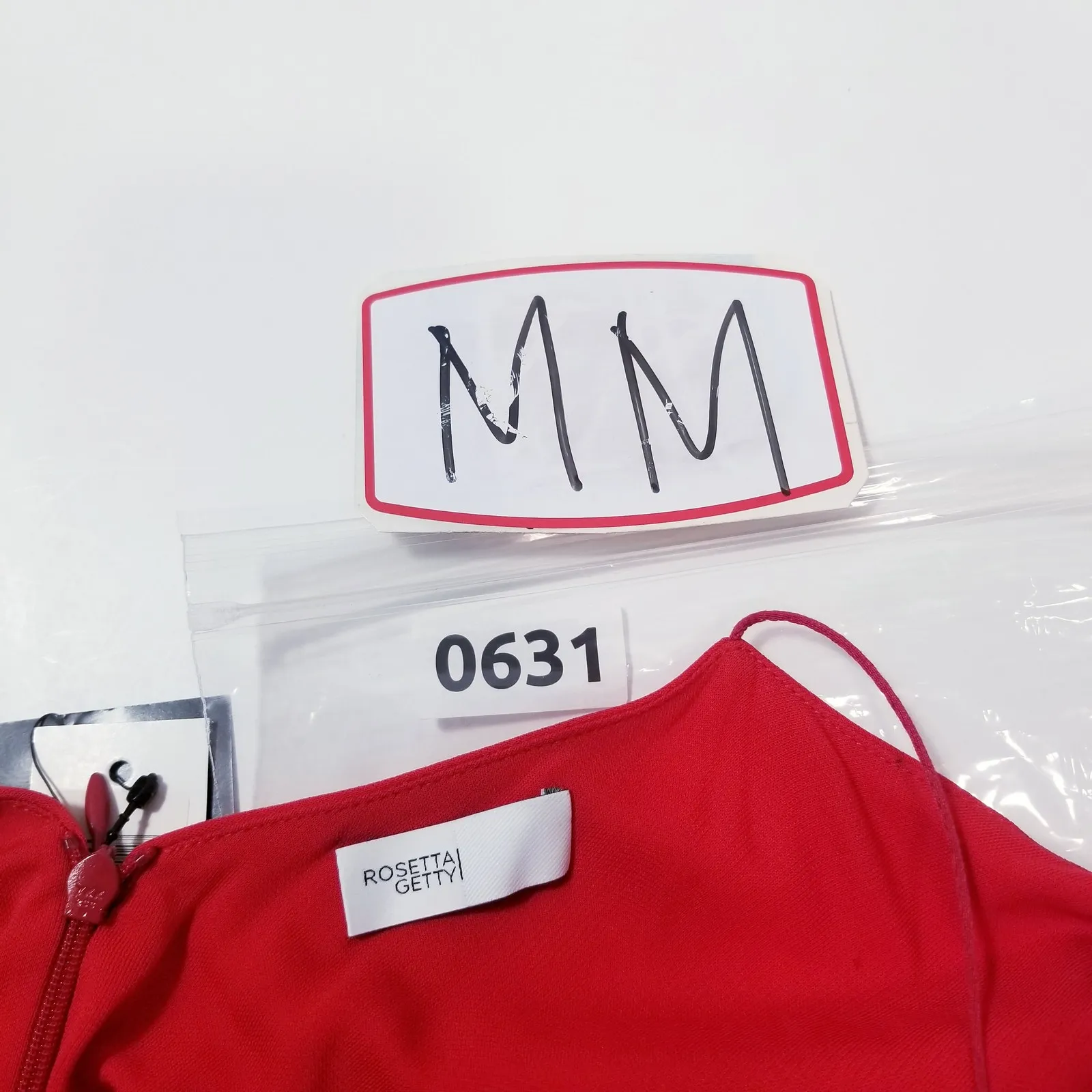 Rosetta Getty Sexy Red Maxi Dress Criss Cross Low Open Back Sleeveless Size M - Image 16