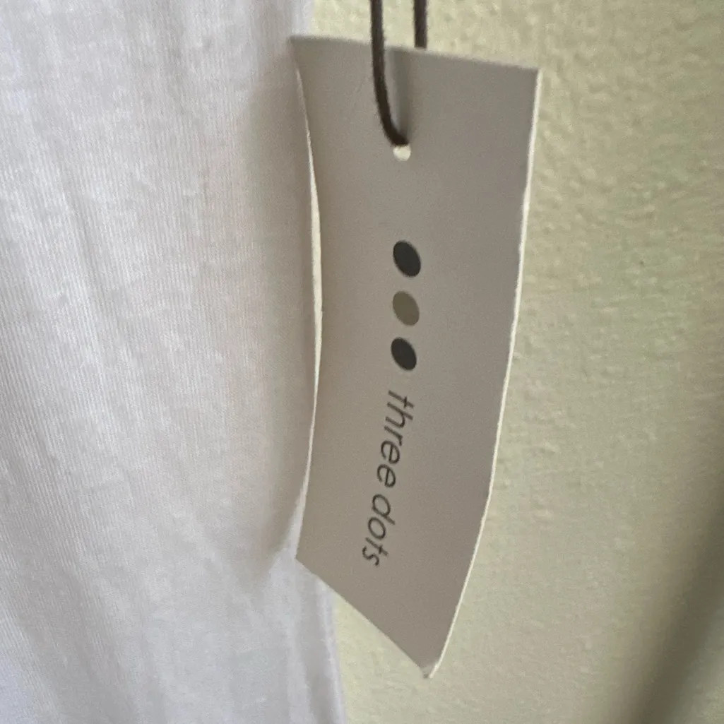 THREEl DOTS ROLLED SLEEVE FRONT SIDE TIE Dress. - Image 4